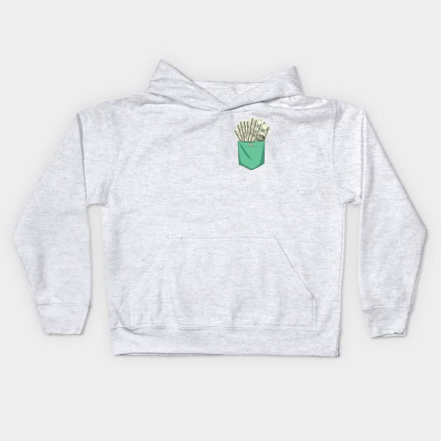 Pocket Money Kids Hoodie by Pocket Puss